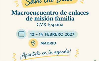 Save the date Macroencuentro misión Familia